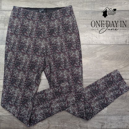 Tribal Pull On Ankle Pants Size S