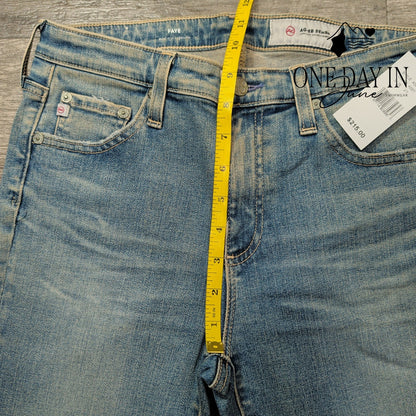 AG Adriano Goldschmied Faye Mid Rise Cigarette Jeans Blue NWT Size 4 (27)