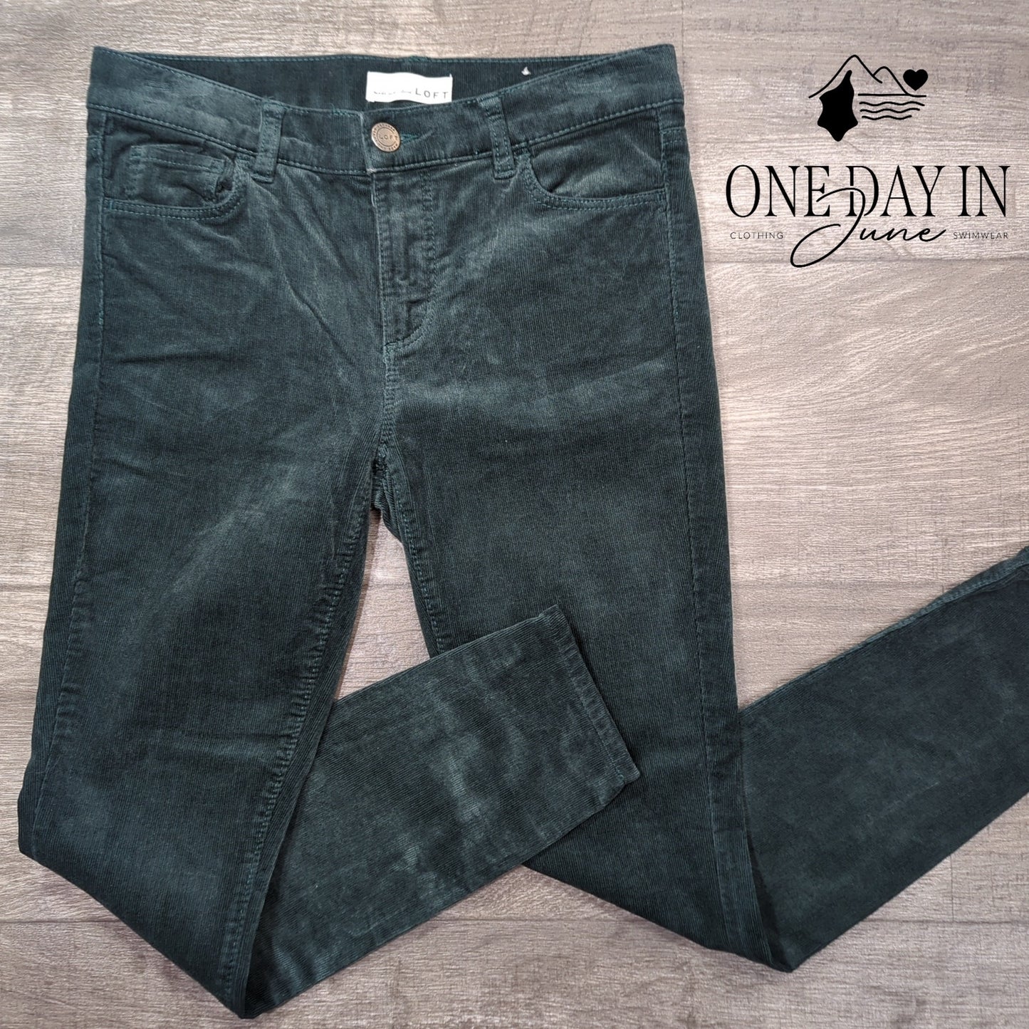 Loft Modern Skinny Corduroy Pants Size 2