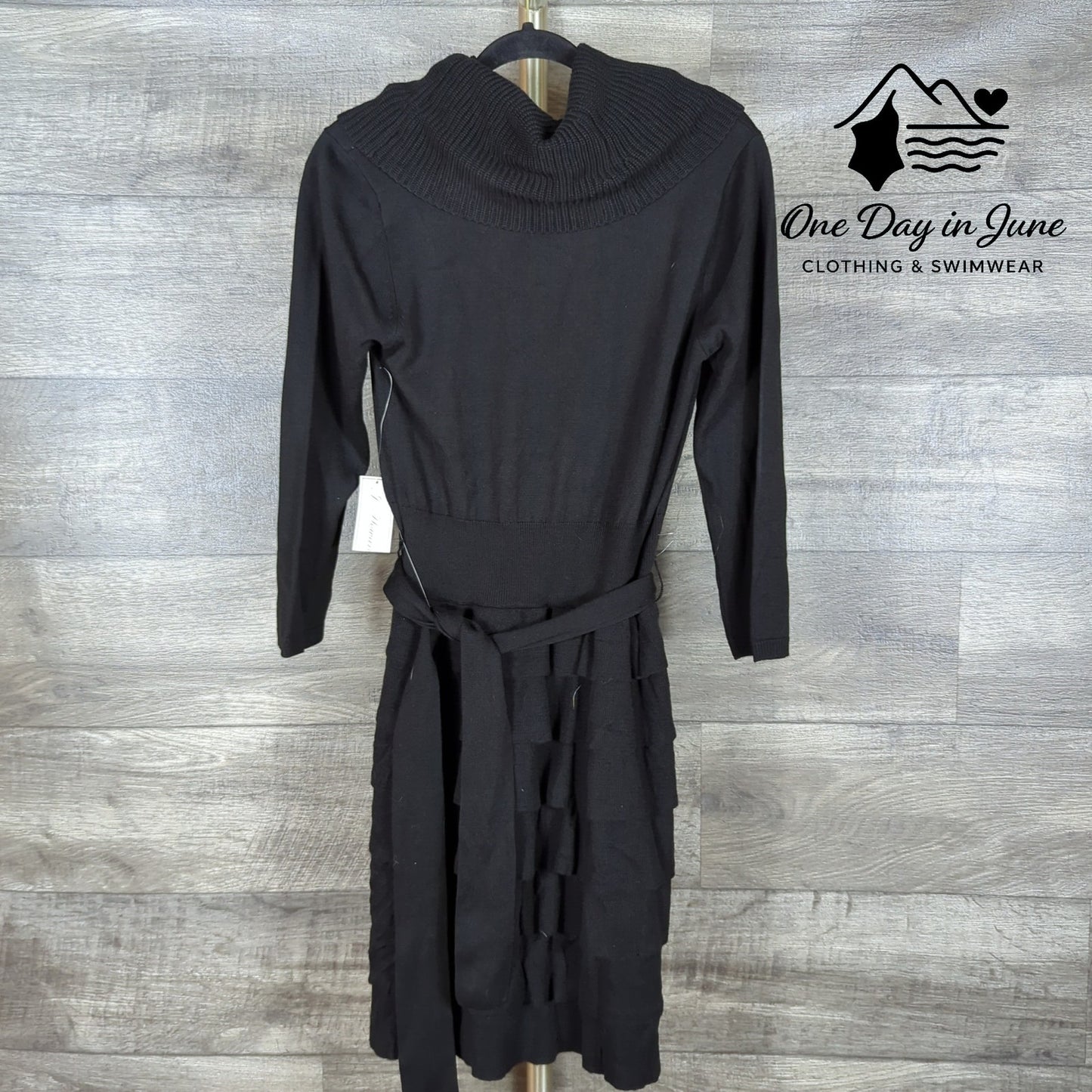J Howard Cowl Neck Long Sleeve Sweater Dress Size L