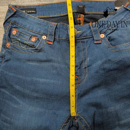 True Religion Jennie Curvy Mid Rise Skinny Jeans Dreamcatcher NWT Size 10 (30)