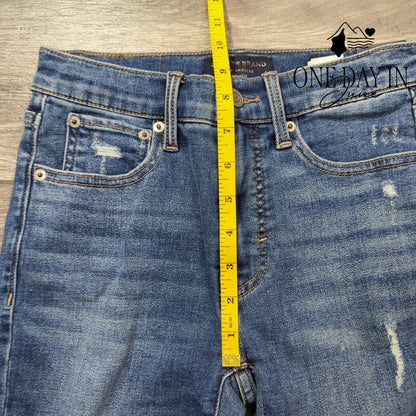 Lucky Brand Bridgette High Rise Distressed Skinny Jeans Size 0 (25)