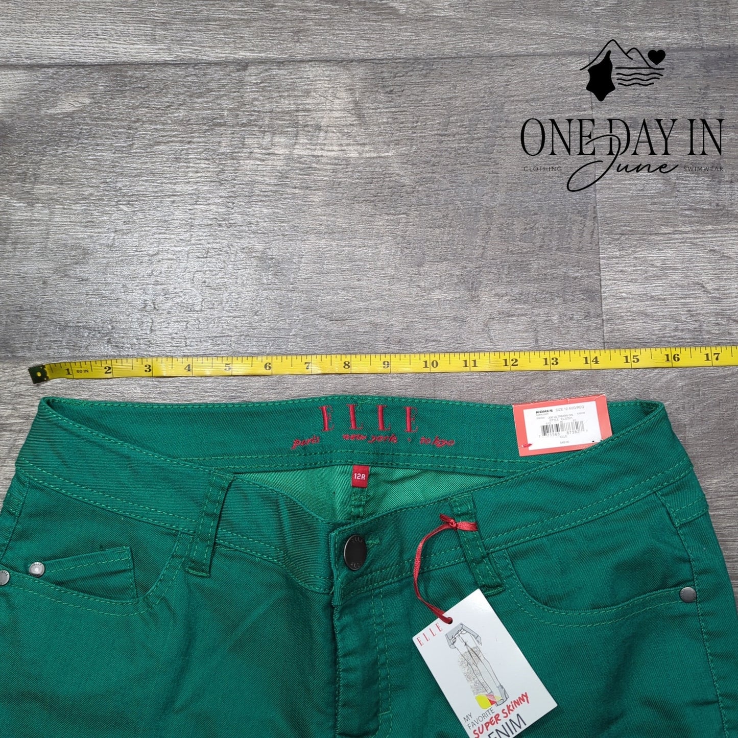 Elle Super Skinny Denim Jeans Size 12