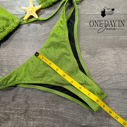 Soly Hux Halter Adjustable Triangle Bikini Swimsuit Size M