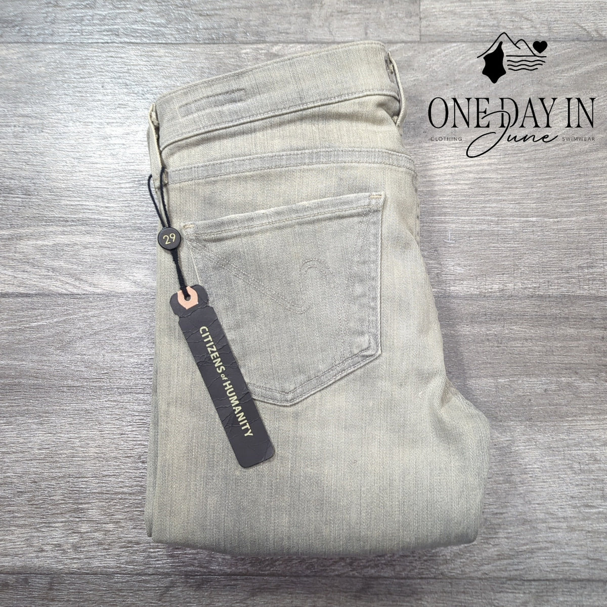 Citizens of Humanity Avedon Low Rise Skinny Jeans Gray NWT Size 29 (8)