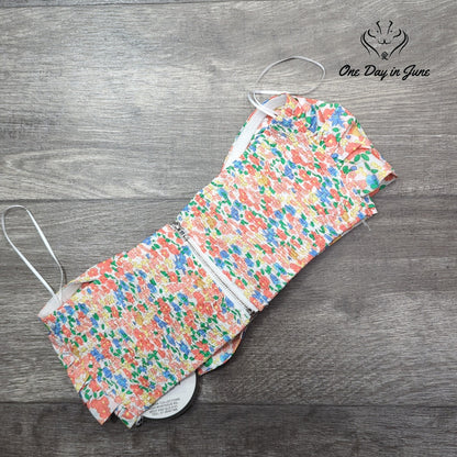 Shareen Collection Strapless Floral Bandeau Top Multicolor NWT Size 12