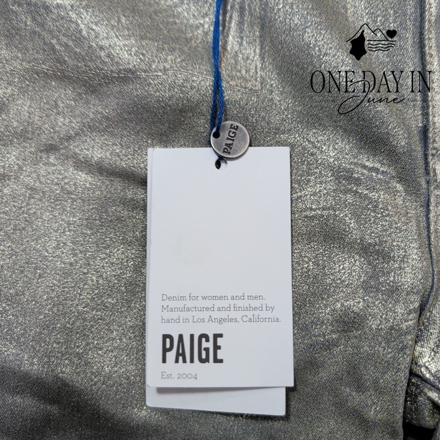 Paige Coated Denim Verdugo Ultra Skinny Jeans Size 10 (30)
