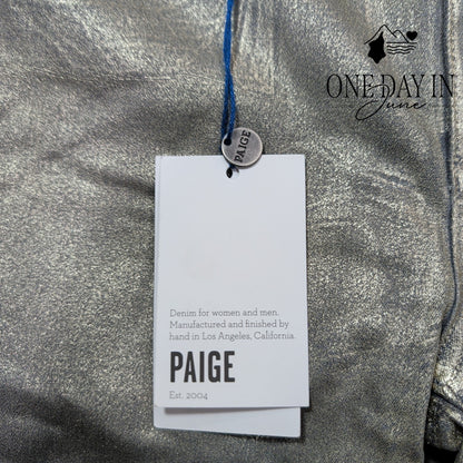 Paige Coated Denim Verdugo Ultra Skinny Jeans Size 10 (30)
