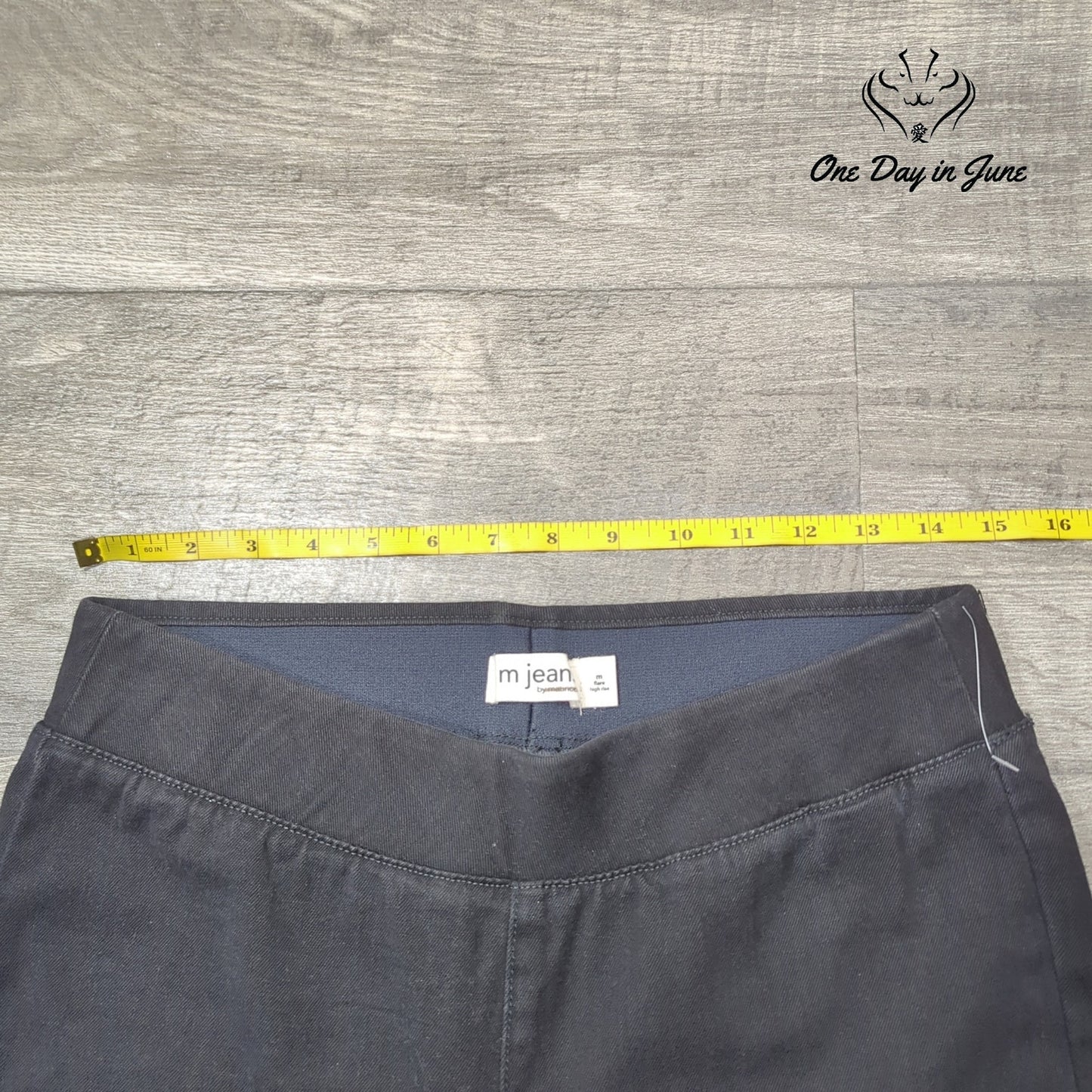 m jeans Pull On Flare High Rise Jeans Size M