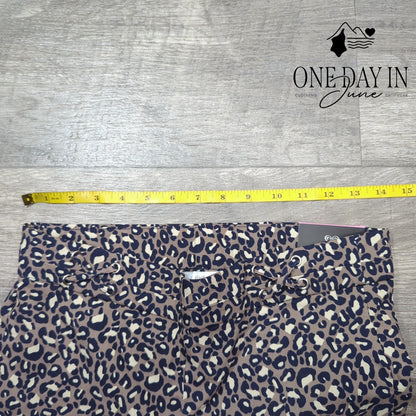 Rafaella Leopard Print Capri Pants Size 6