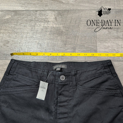 Banana Republic Lace Up Ankle Pants Black Long Slim Fit NWT Size 6 Long