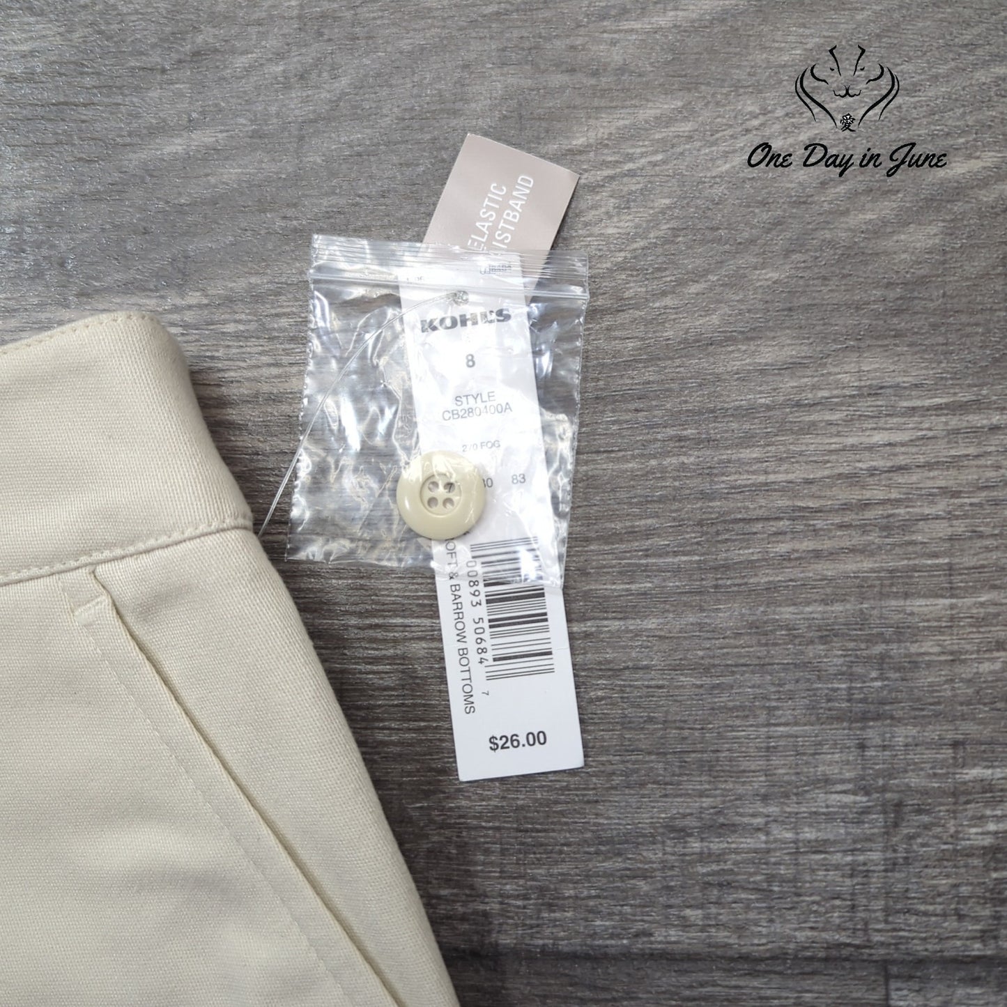 Croft & Barrow Flat Front Shorts Size 8
