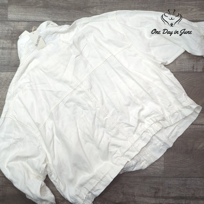 BlankNYC Button Front Drawstring Jacket Size XL