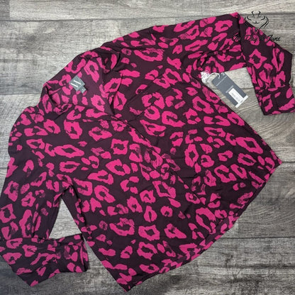 Worthington Long Sleeve Button Down Blouse Size L