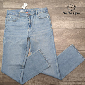 Childrens Place Boys Stretch Straight Leg Jeans Light Wash NWT Size 16