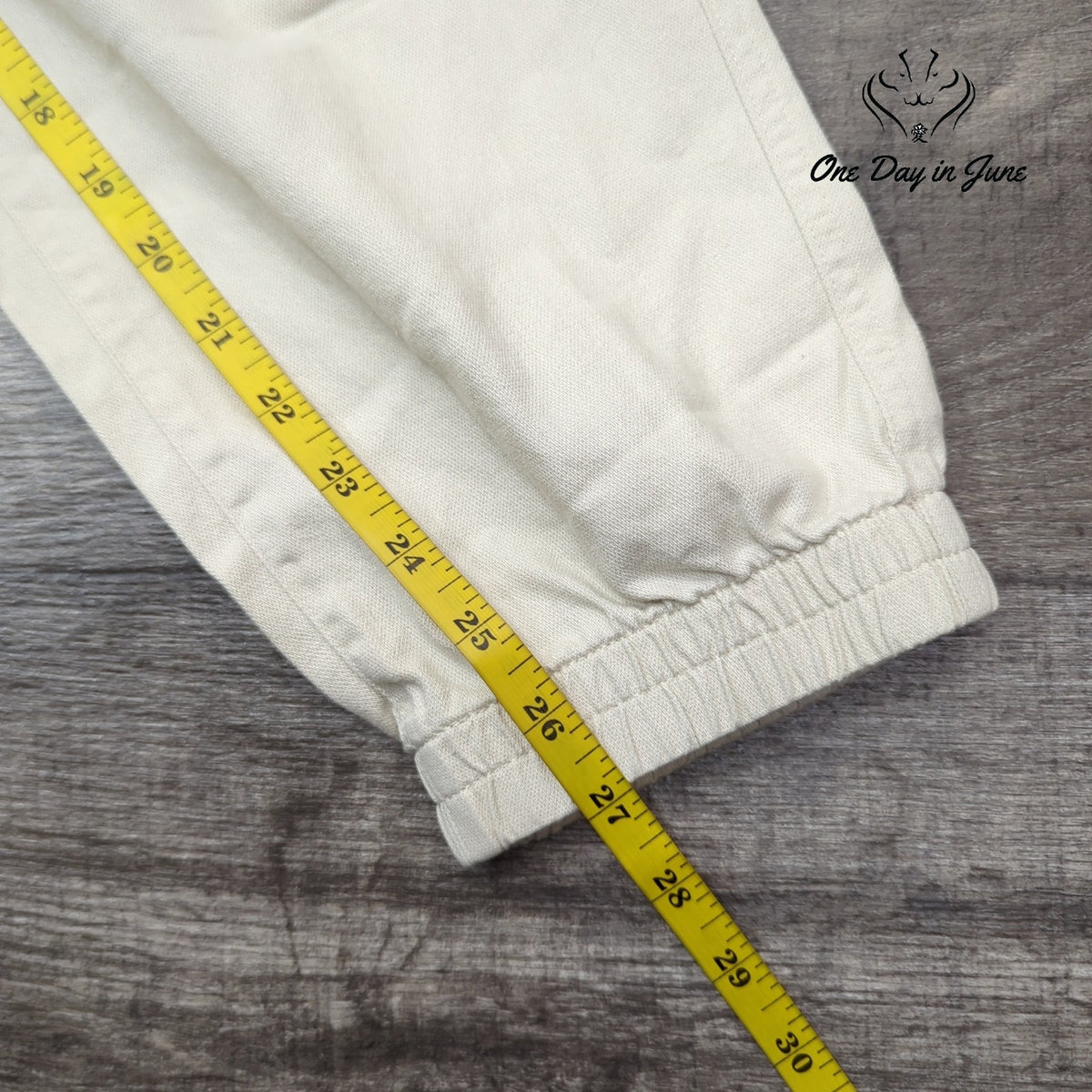 Gap Twill Jogger Pants Birch Cream Mid Rise NWT Size L
