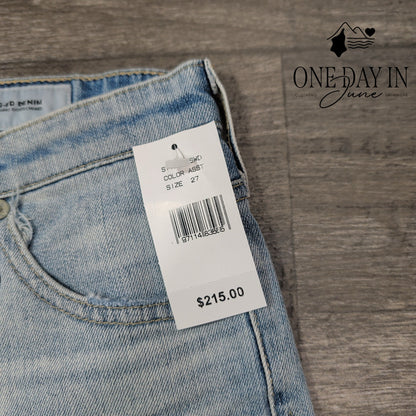 AG Adriano Goldschmied Isabelle High Rise Straight Crop Jeans NWT Size 4 (27)