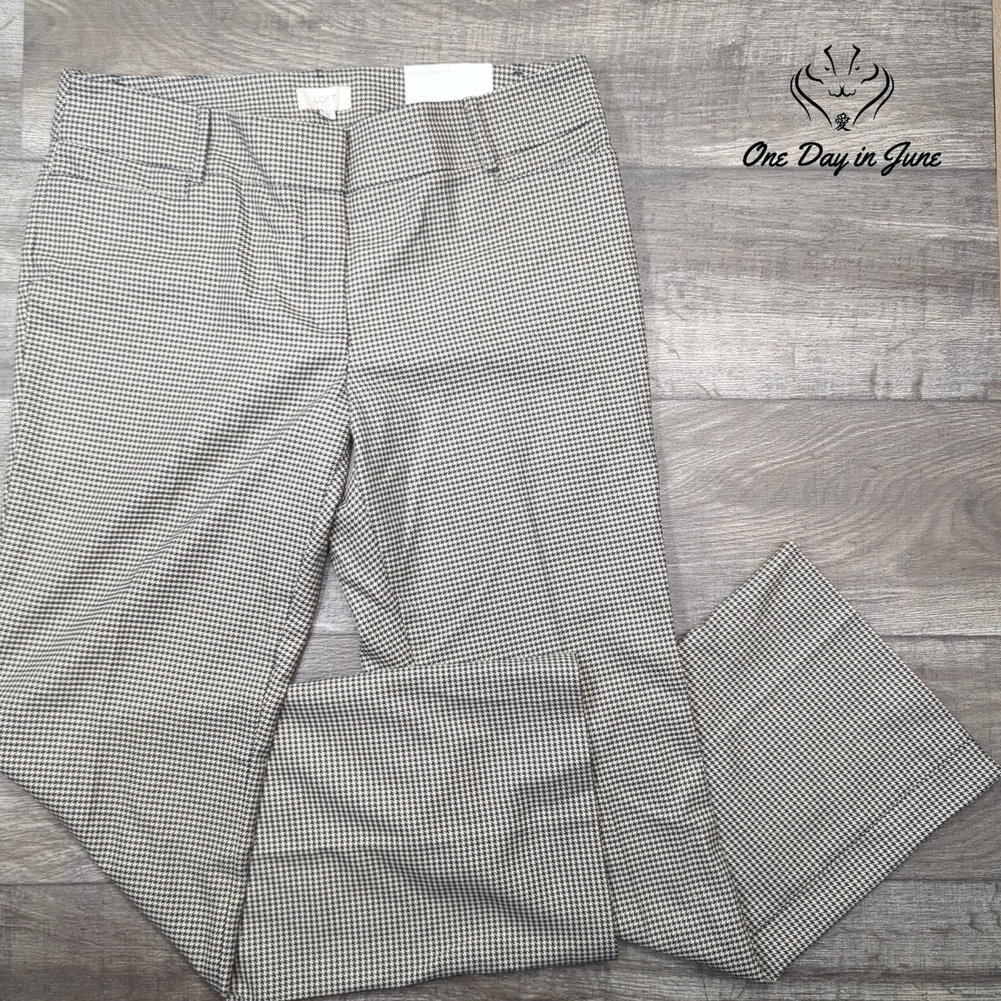 Loft Mid Rise Dress Trouser Pants Size 14