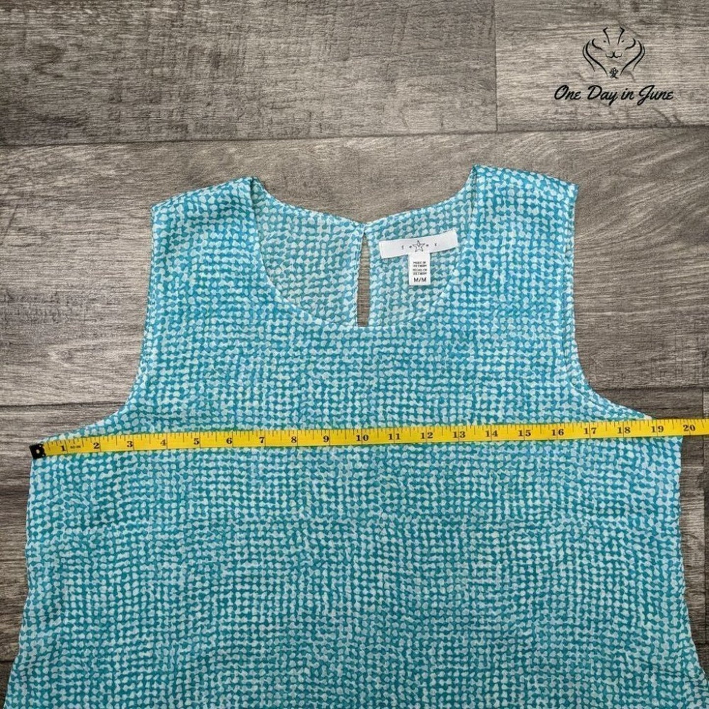 fever Sleeveless Sheer Top Size M