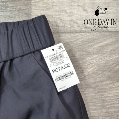 Bar III Elastic Waist Straight Leg Pants Size L