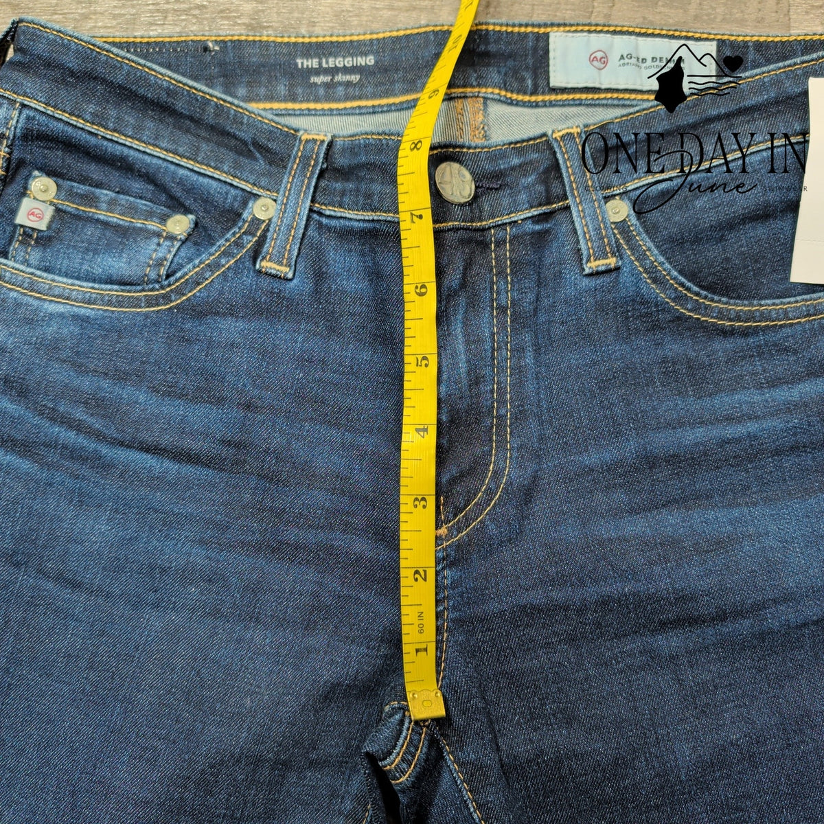 AG Adriano Goldschmied The Legging Super Skinny Dark Wash Jeans NWT Size 4 (27)