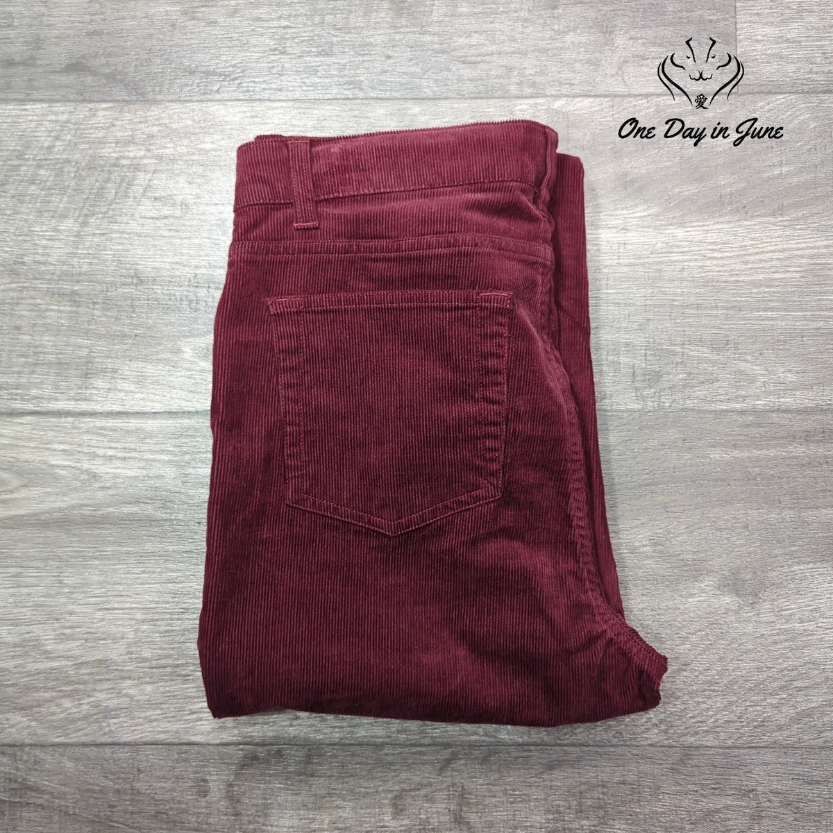 Vineyard Vines Straight Leg Corduroy Pants Burgundy Red Size 18