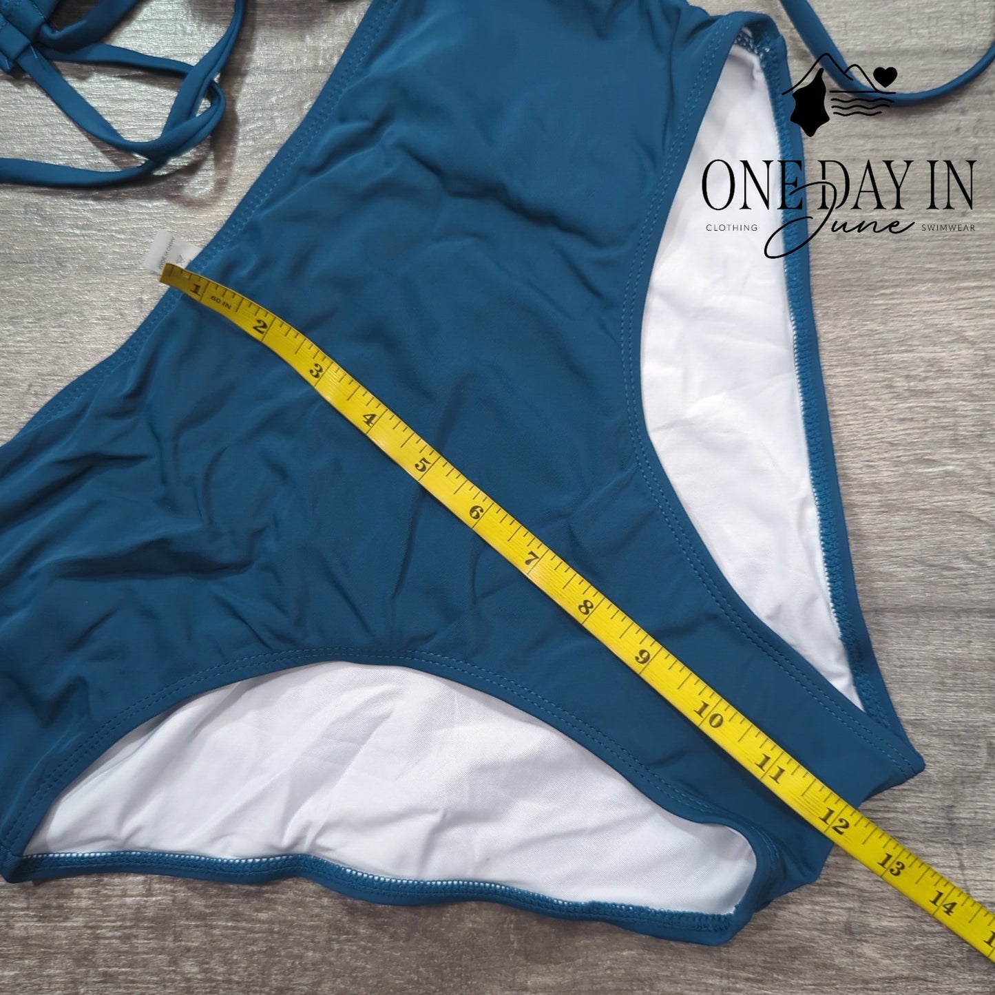 Aleumdr Halter Drawstring Bikini Swimsuit Size L