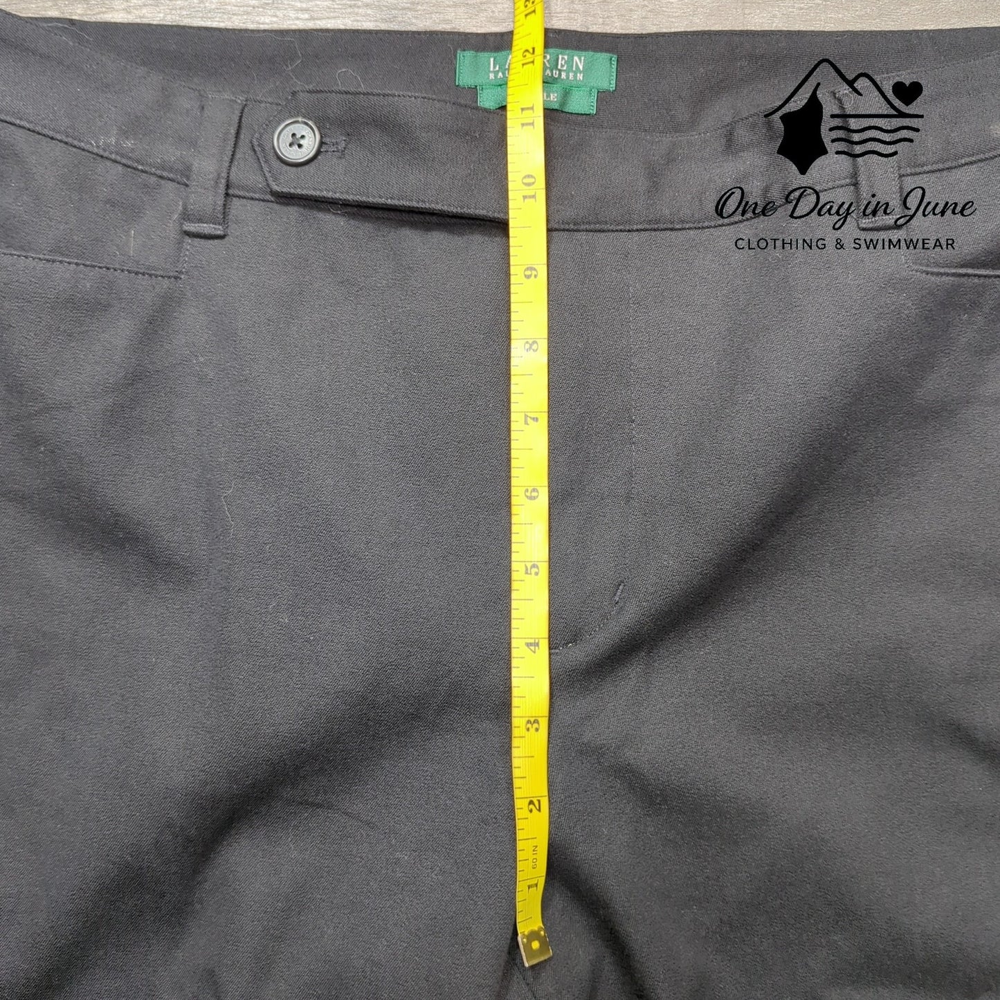 Ralph Lauren Adelle Slimming Fit Modern Straight Trouser Pants Size 16