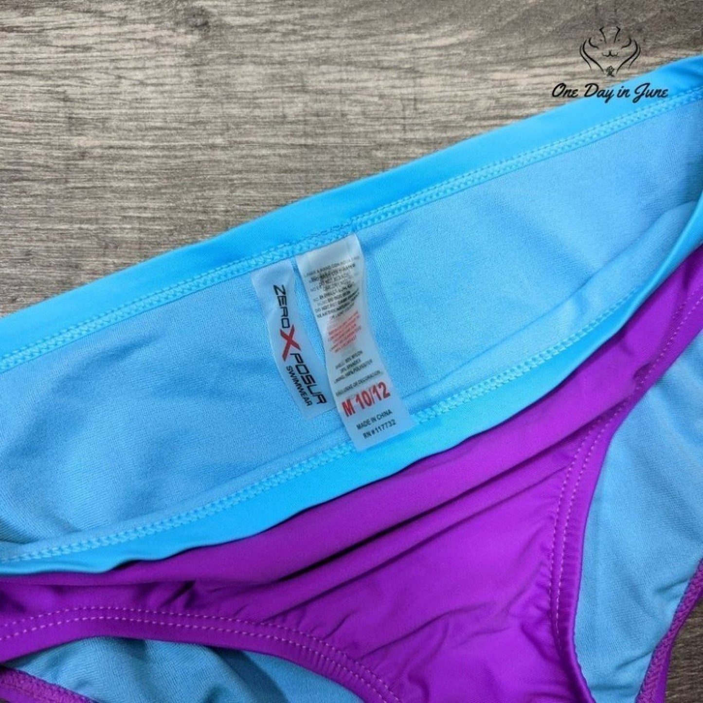 ZeroXposure Girl's Standard Bikini Bottom Size 10/12