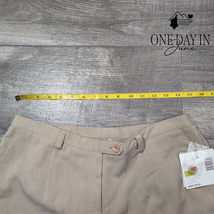 Sag Harbor Comfort Stretch Short Pants Size 14