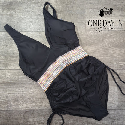 Blooming Jelly Tummy Control One Piece Swimsuit Size M