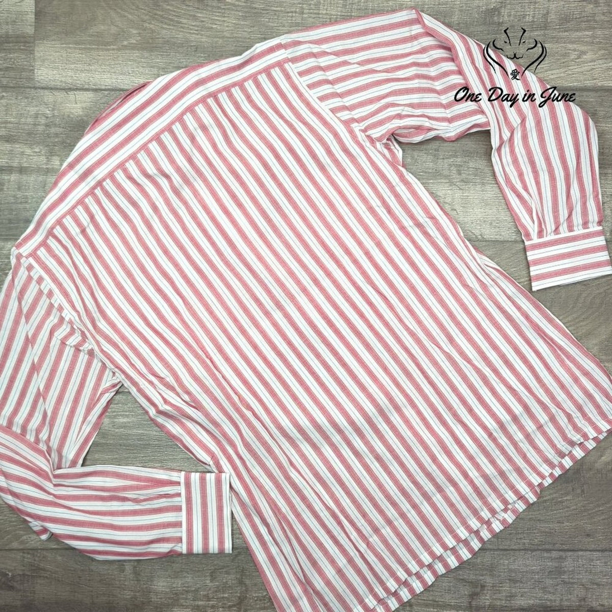 Arrow Sport Wrinkle Free Striped Button Down Shirt NWT Size M