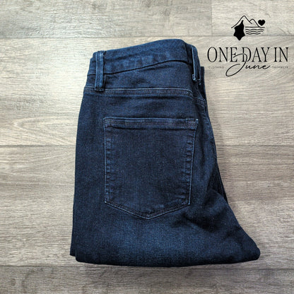 Good American Good Legs Super Skinny Jeans Dark Blue NWT Size 12