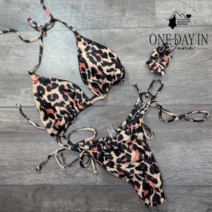 Suuksess Adjustable Triangle Cheeky Bikini Swimsuit Size M