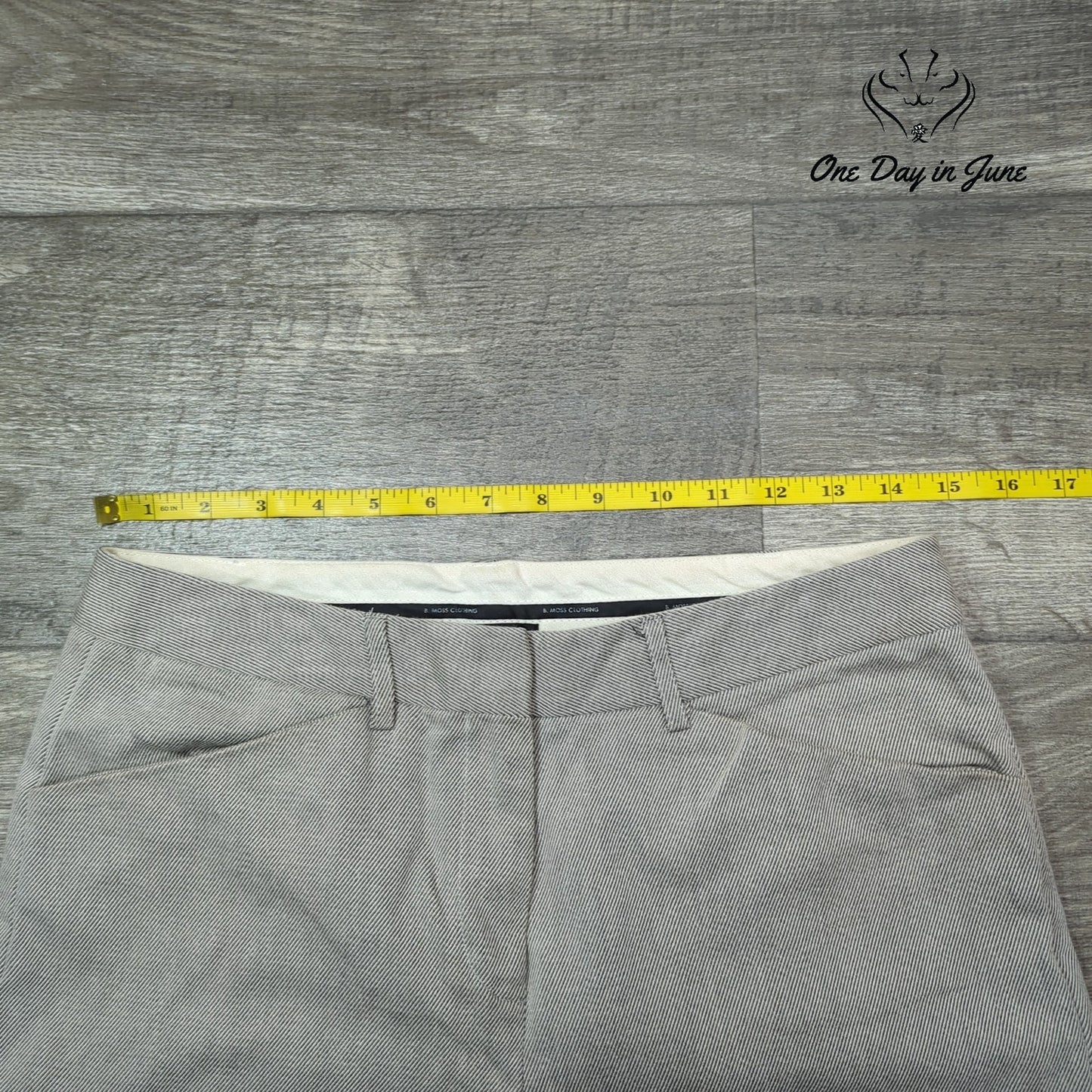 B. Moss Clothing Company Straight Leg Dress Pants Size 6