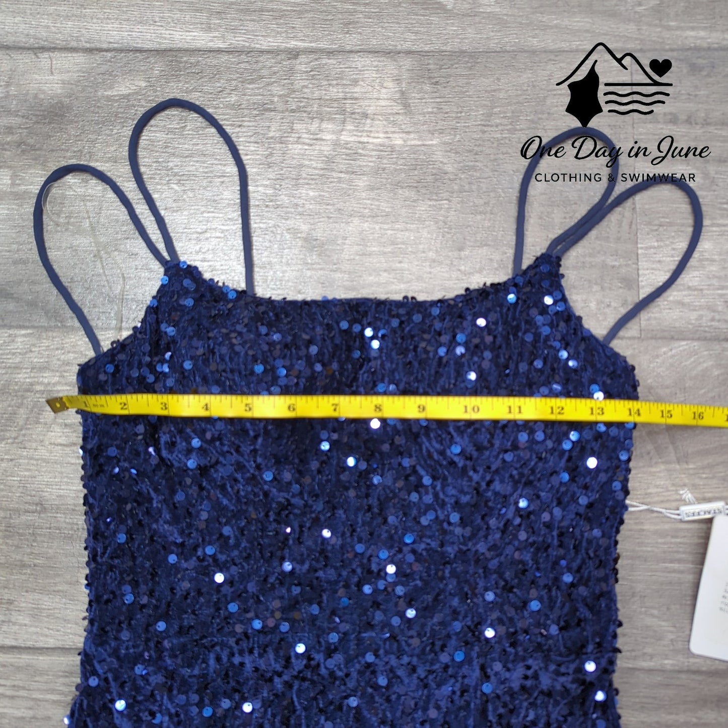 Stacees Spaghetti Strap Sequin Maxi Dress Size 2