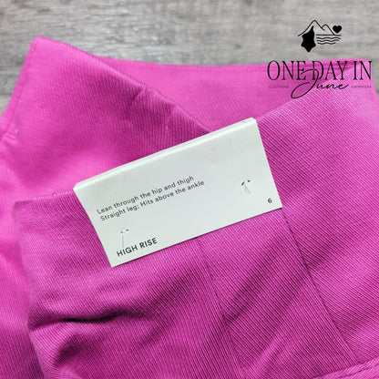 Ann Taylor High Rise Linen Crop Pants Size 6