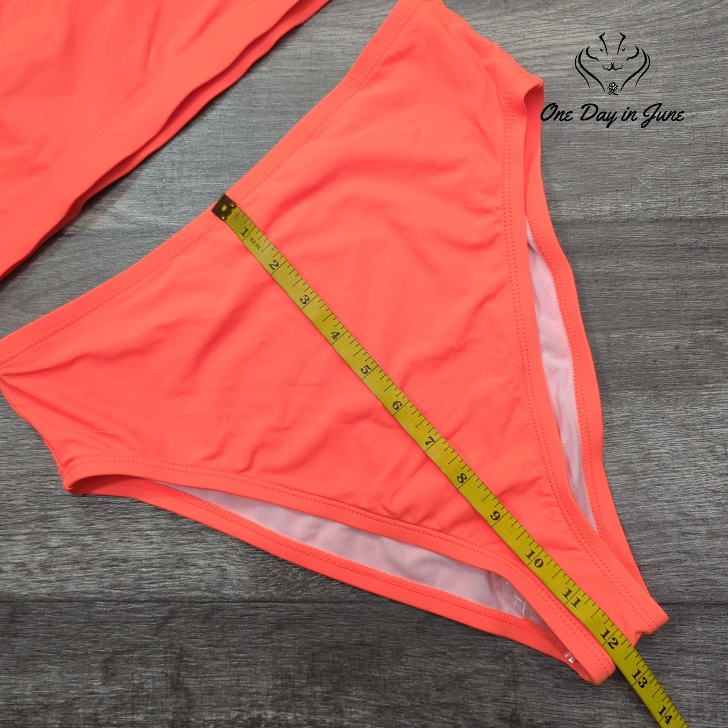 Fashion Nova Crop Top High Waist Bikini Size M