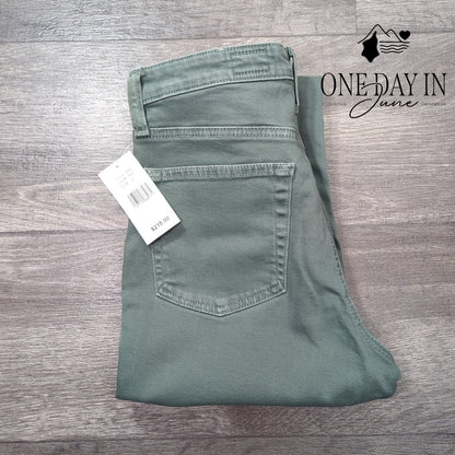 AG Adriano Goldschmied The Isabelle Button Up High Rise Crop Jeans Size 27 (4)