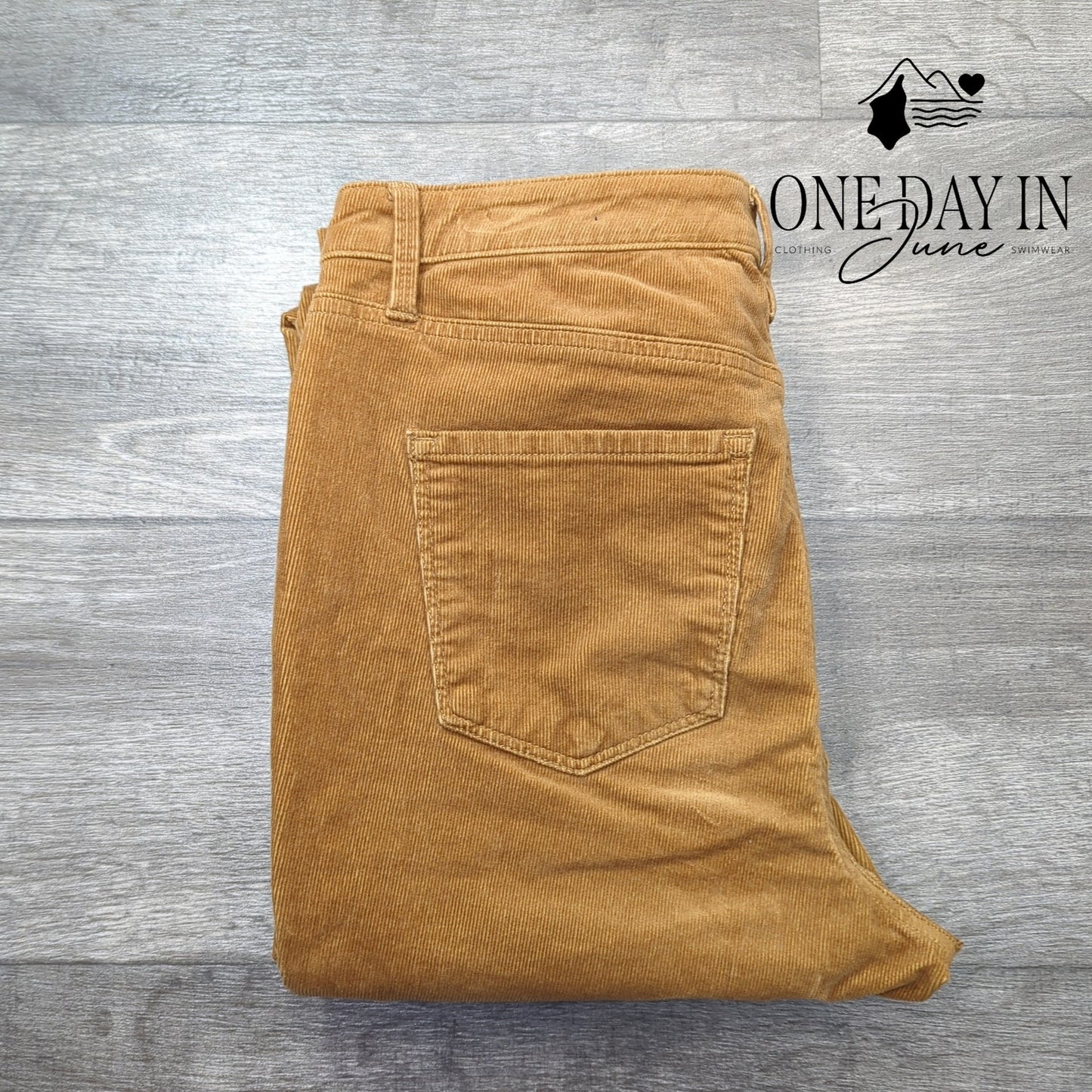 Talbots High Waist Jegging Ankle Corduroy Pants Size 8