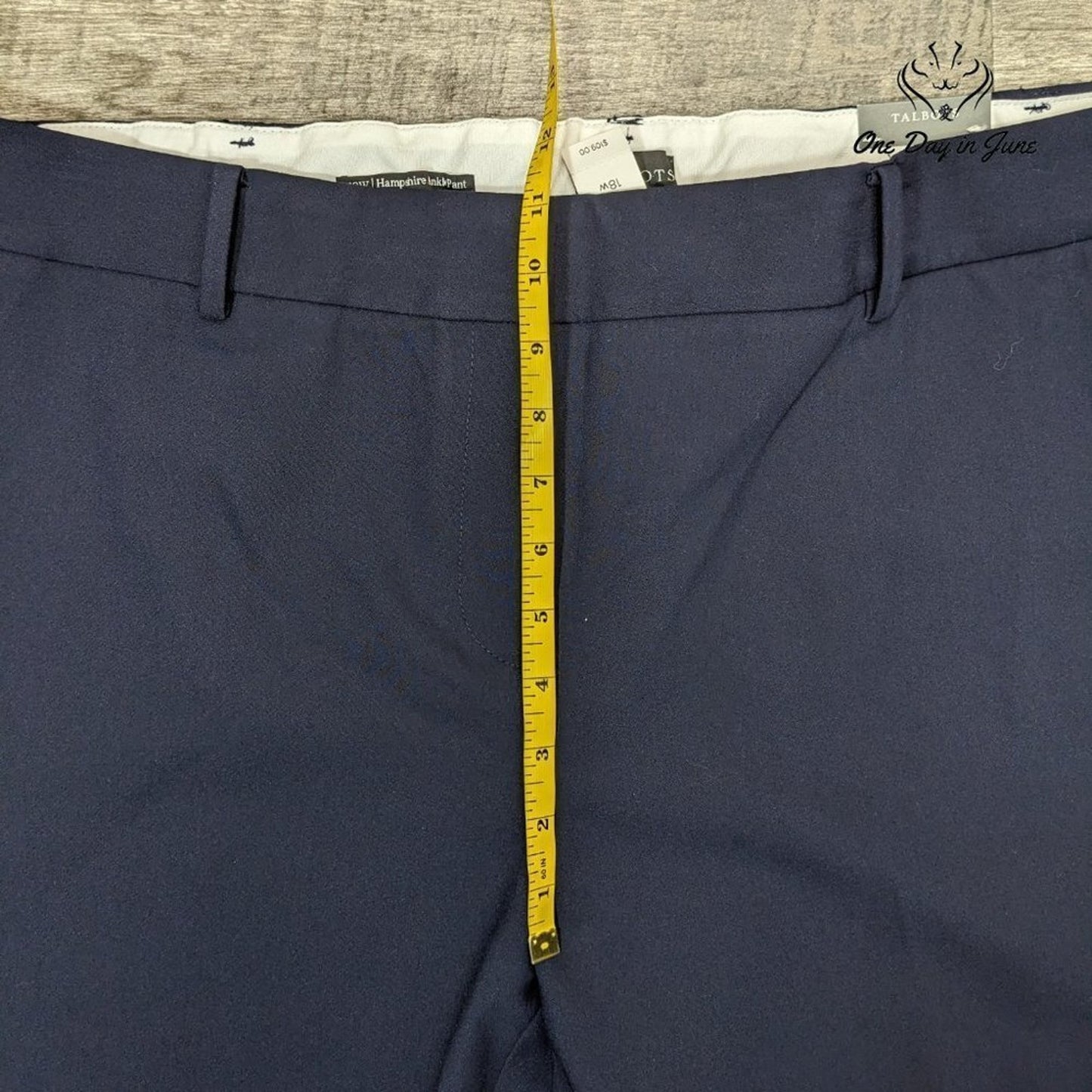 Talbots Plus Size Hampshire Ankle Pants Size 18W
