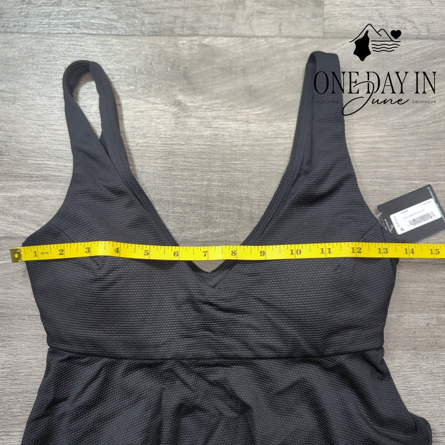 Spanx Textured Ruffle Bikini Top Size XS