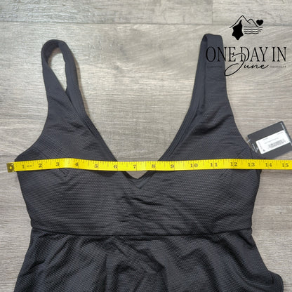 Spanx Textured Ruffle Bikini Top Size XS