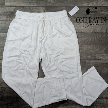 Splendid Drawstring Coverup Beach Pants Size L