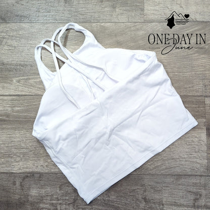 Adisputent Strappy Back Sports Bra Size M