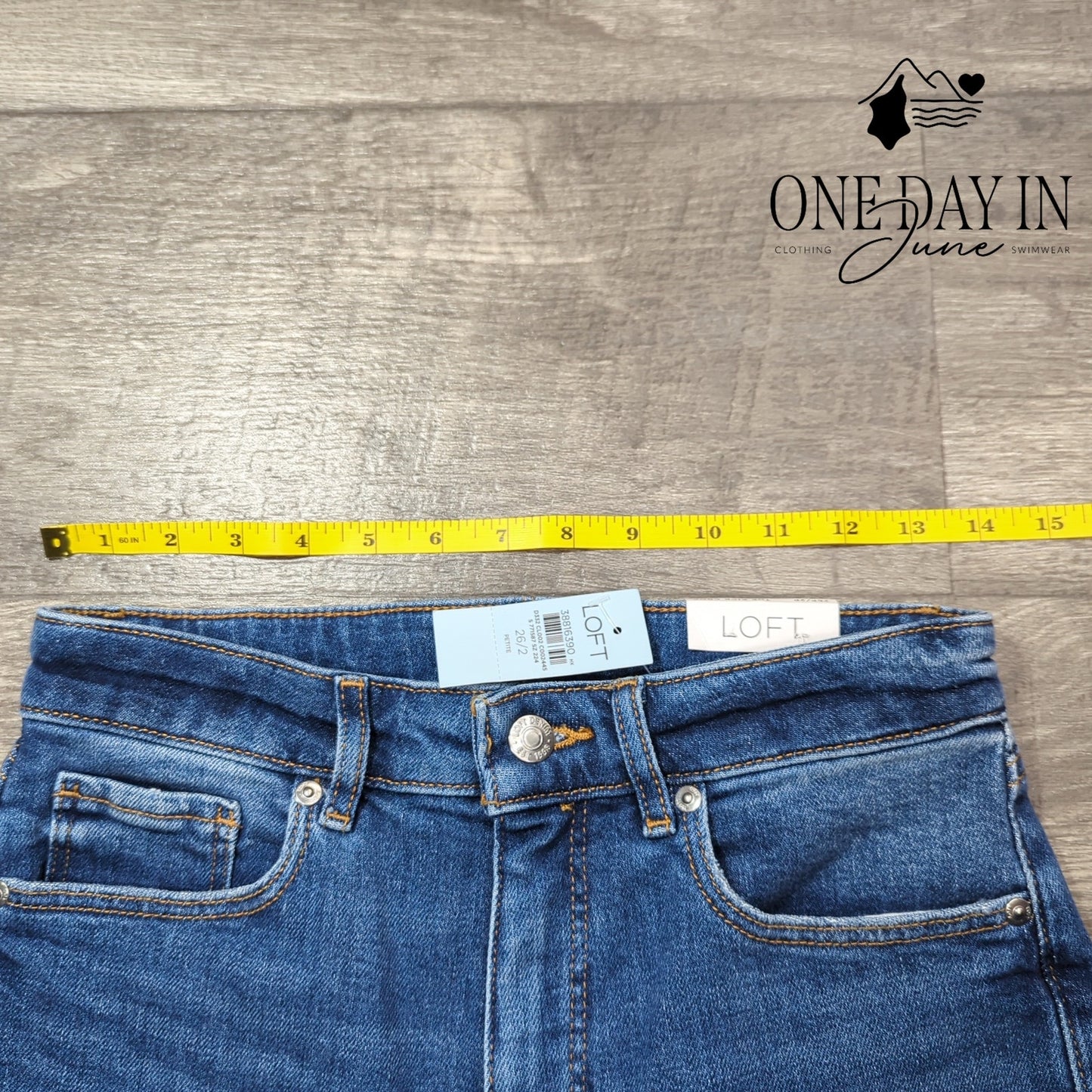 Loft Petite The Kick Crop High Rise Curvy Jeans Size 2P