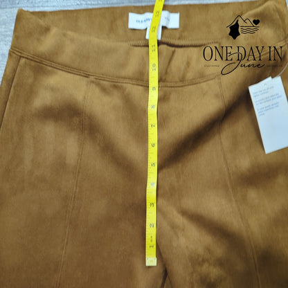 Old Navy Stevie Faux Suede Skinny Ankle Pants Size M Tall