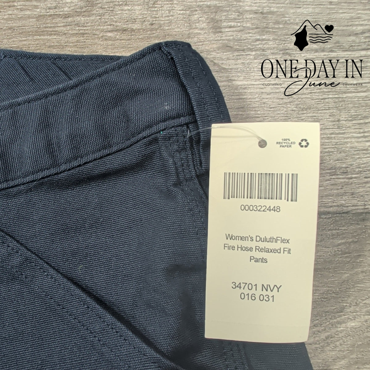 Duluth Trading DuluthFlex Fire Hose Cargo Work Pants Navy NWT Size 16