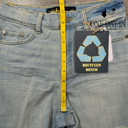 Indigo Rein Juniors Super High Rise Denim Shorts Size 3