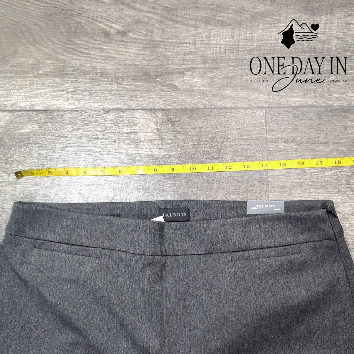 Talbots Refined Bi-Stretch Straight Leg Dress Pants Gray NWT Size 14P